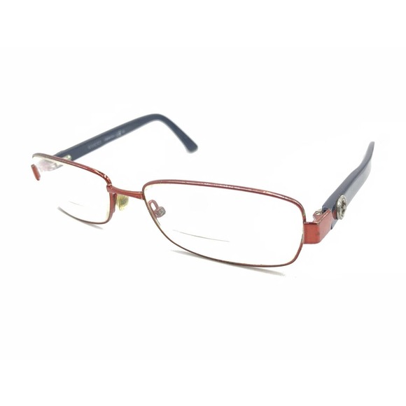 Gucci GG 2894 71K Red Blue Rectangle Eyeglasses Frames 53-16 Italy Designer - Picture 8 of 12
